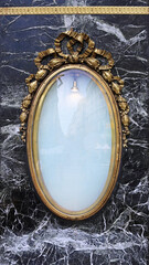 Oval Frame Marble