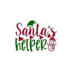 Naklejka premium Santas Helper