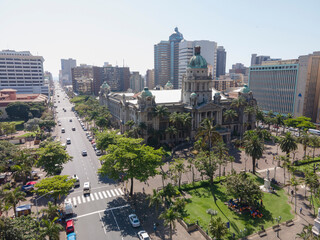 Durban, South Africa, City, Africa, City Centre, cars, buildings, city, Roads, People, Buildings, architecture, business, landscape, bus, panoramic, KwaZulu Natal, Tourism, Trees, Freedom, Peace, Sky 