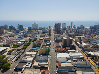 Durban, South Africa, City, Africa, City Centre, cars, buildings, city, Roads, People, Buildings, architecture, business, landscape, bus, panoramic, KwaZulu Natal, Tourism, Trees, Freedom, Peace, Sky 