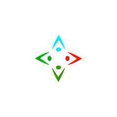 COMPANY EMPLOYEE SIGN, SYMBOL ON WHITE 