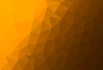 Abstract triangular background with colorful gradient shapes. Bright mosaic modern geometric design. beautiful relief surface. orange low poly texture. color 3d image