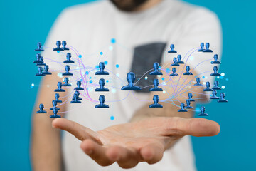team hierarchy connection group digital