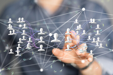 team hierarchy connection group digital
