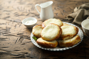 Traditional Russian cottage cheese pastry
