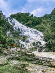 Mae Ya Waterfall in Doi Inthanon national park, Chiang Mai province, Thailand