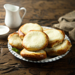 Traditional Russian cottage cheese pastry