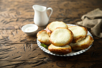 Traditional Russian cottage cheese pastry