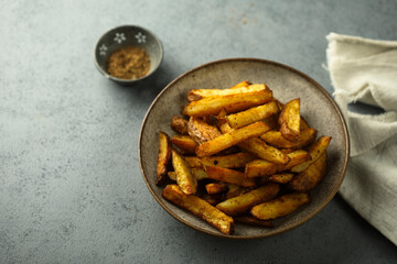 Traditional homemade french fries