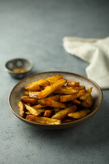 Traditional homemade french fries