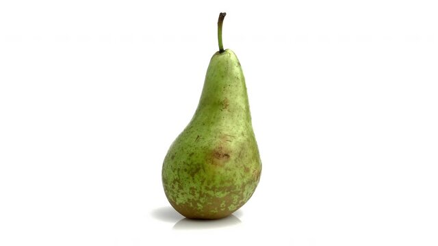 long pear isolated on white