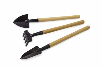 Garden tools isolated