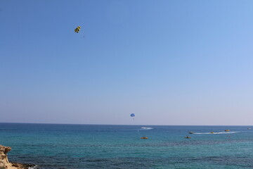 balloons over the sea Cyprus