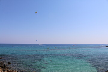 balloons over the sea Cyprus
