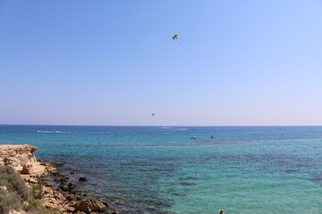 balloons over the sea Cyprus