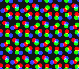 Multicolored rounds pattern with transparent effect. Seamless vector 10 eps background for cover, design, textile,  banner, web and fabric