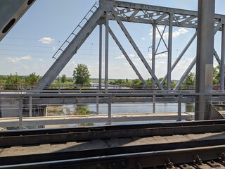 Ж/д мост через реку Чапаевка