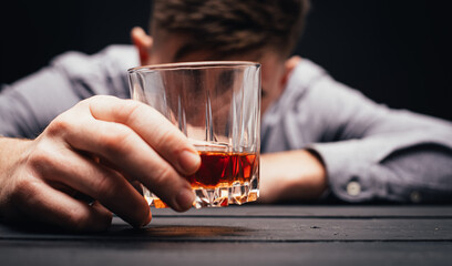 person holding a glass