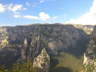 Fototapeta na wymiar gorge, mountains, clifs
