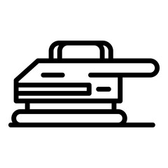 Grinding machine icon. Outline grinding machine vector icon for web design isolated on white background