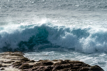 waves in the atlantic ocean