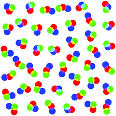 Multicolored rounds pattern with transparent effect. Seamless vector 10 eps background for cover, design, textile,  banner, web and fabric