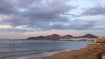 las palmas city panoramic canary islands