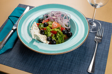 salad with vegetables