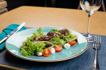 salad with vegetables