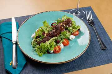 salad with vegetables
