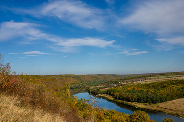 Obraz premium landscape with river
