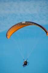 paraglider in the sky