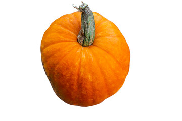 pumpkin photo, isolate, the harvest in the fall, Halloween