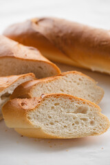 French baguette crunchy white bread