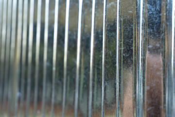 close up of zinc texture 