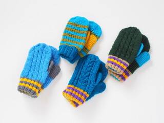 編みもののイメージ白背景で