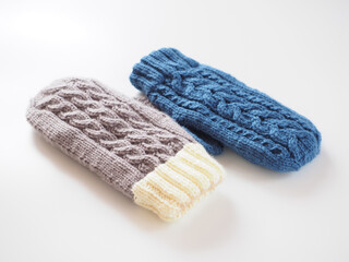 編みもののイメージ白背景で