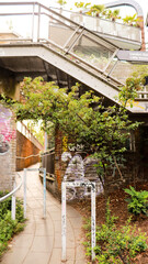 concrete passages in Camden town, lodnon