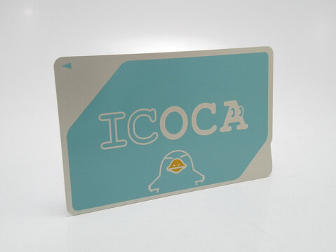 Icoca stored value card for Japan Railways in Quezon City, Philippines