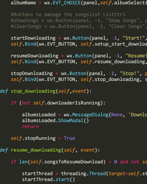 unedited original open source Python code with a black background