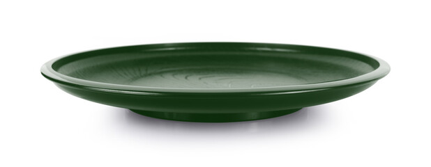 empty plate isolated on white background