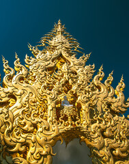Wat Rong Khun, the White Temple in Chiang Rai, Chiang Mai province, Thailand