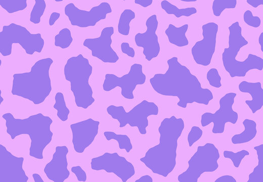 Cow print seamless pattern in pastel colors. Animal skin, chubby spots,  trendy background with abstract shapes. Contemporary texture for fabric print  wallpaper. Vector fashion illustration Stock Vector | Adobe Stock