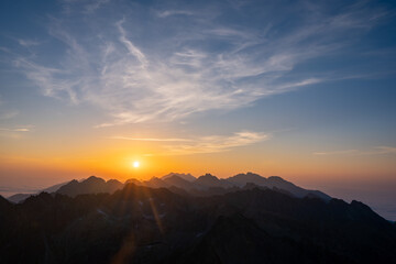 Sunrise at the Krivan, High Tatras