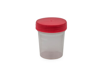 Urine container isolated