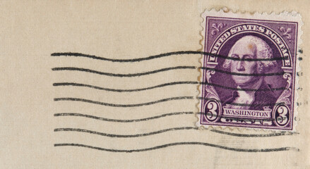 vintage retro alt old briefmarke stamp gestempelt frankiert cancel used usa amerika america...