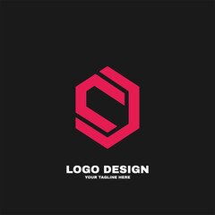 logo initial un or nu modern iconic on