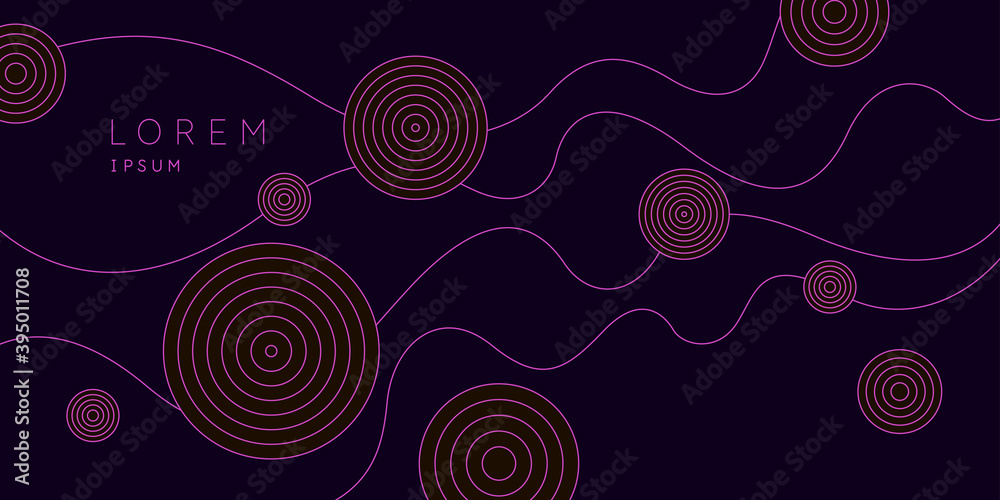 Poster modern backgrounds with abstract elements and dynamic shapes. compositions of colored spots. vector 