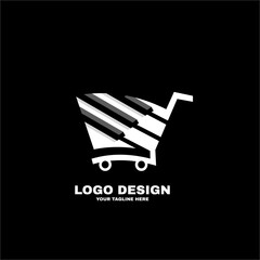 stock vector piano logo creative symbol concept shooping