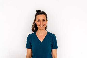 Female Worker in Physiotherapy Clinic